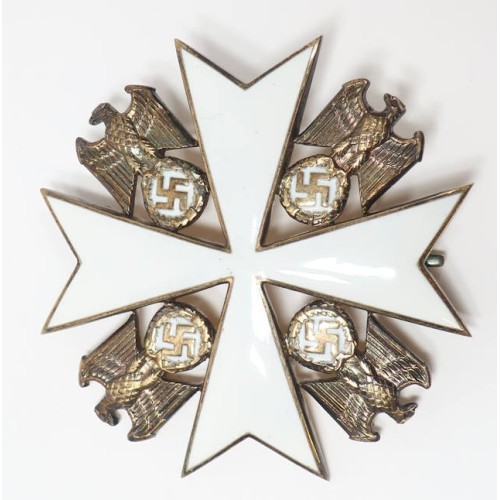 G469.)GERMAN EAGLE ORDER BREAST BADGE WITHOUT SWORDS
