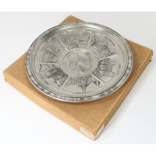 G474.)3rd RCH CITY OF NURNBERG DECORATIVE SILVER PLATE