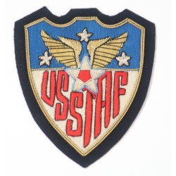 RD525.)WWII US ARMY AIR FORCES USSTAF BULLION PATCH