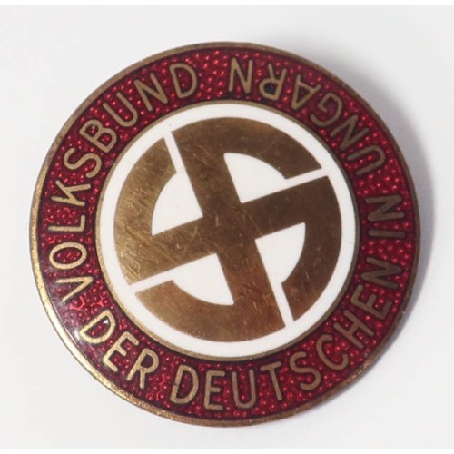 RD575.)NSDAP HUNGARIAN MEMBERSHIP ENAMEL BADGE