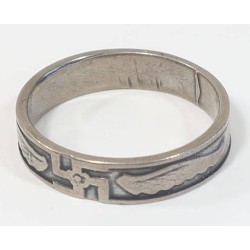 RD583.)3rd RCH AVIATION SILVER RING