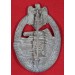 RD591.)PANZER ASSAULT BADGE IN SILVER