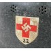 RD599.)GERMAN RED CROSS CIVILIAN STYLE STEEL HELMET