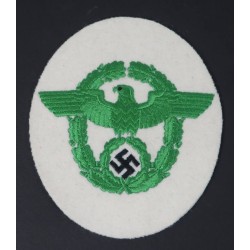 G537.)POLICE SLEEVE EAGLE, SUMMER WHITE