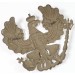 G553.)IMPERIAL PRUSSIAN ENLISTED RANKS SPIKED HELMET PLATE