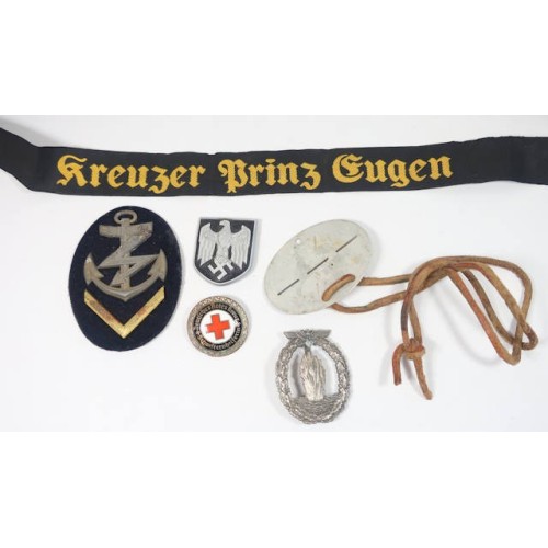 G545.)COLLECTION OF SIX (6) GERMAN 3rd RCH INSIGNIA