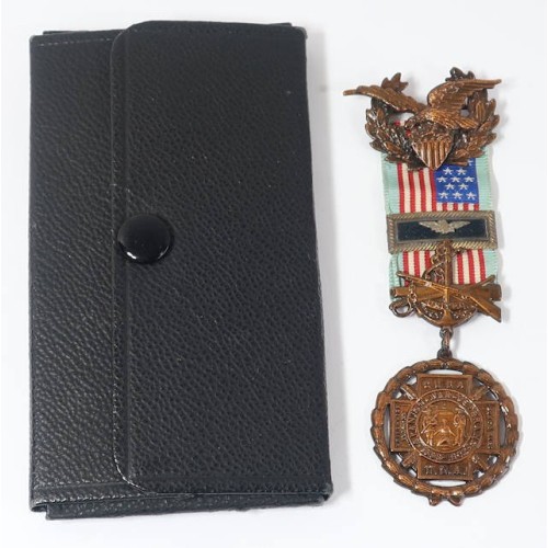 US633.)SPAN-AM WAR UNITED VETERANS POST CMDR'S MEDAL US633.)SPAN-AM WAR UNITED VETERANS POST CMDR'S MEDAL