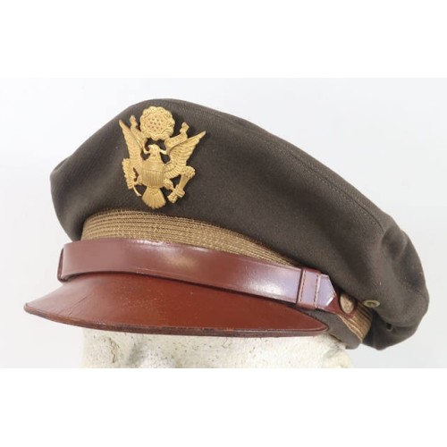 US636.)WWII USAAF PILOT'S CRUSHER CAP, AUSTRALIAN-MADE