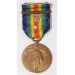 US624.)BOXED WORLD WAR ONE VICTORY MEDAL, USMC RECIPIENT
