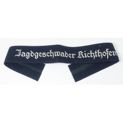 G645.)LUFTWAFFE ENLISTED RANKS CUFF-TITLE; JG-2 FIGHTER WING