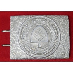 G646.)NATIONAL LABOR SERVICE ENLISTED RANK'S BELT BUCKLE