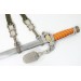 G658.)GERMAN ARMY OFFICER'S DAGGER W/KNOT AND HANGERS