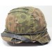 RD671.)WAFFEN-SS M42 STEEL HELMET WITH CAMOUFLAGE COVER