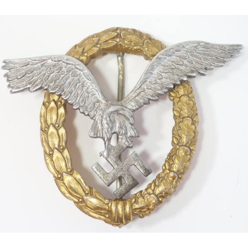 RD687.)LUFTWAFFE PILOT/OBSERVER BADGE