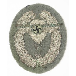 RD678.)NSFK BALLONIST'S BADGE IN BULLION EMBROIDERY