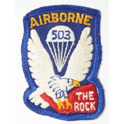 US622.)KOREAN WAR ERA US ARMY 503rd PARACHUTE INFANTRY REGIMENT PATCH