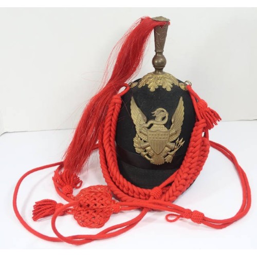 US731.)INDIAN WAR US ARMY M1888 ARTILLERY DRESS HELMET