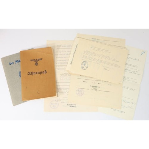 G800.)3rd RCH PROOF OF ANCESTRY AHNENPASS AND SUPPORTIVE DOCUMENTS