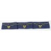 G825.)KRIEGSMARINE ENLISTED RANKS BREAST EAGLES, STRIP OF THREE
