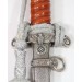 G833.)GERMAN ARMY OFFICER'S DAGGER, ENGRAVED CROSS-GUARD G833.)GERMAN ARMY OFFICER'S DAGGER, ENGRAVED CROSS-GUARD