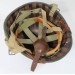 RD799.)WWII US ARMY PARATROOPER'S STEEL HELMET AND LINER