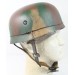RD745.)LUFTWAFFE SUMMER CAMOUFLAGED PARATROOPER HELMET RD745.)LUFTWAFFE SUMMER CAMOUFLAGED PARATROOPER HELMET