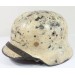 RD872.)WAFFEN-SS M40 SNOW CAMOUFLAGED SINGLE DECAL HELMET