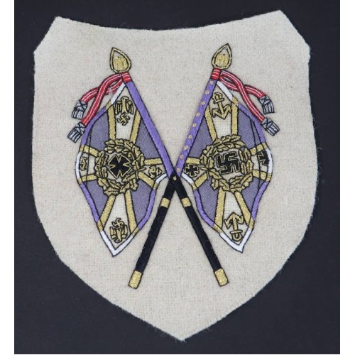 RD874.)KRIEGSMARINE STANDARD BEARER'S SLEEVE PATCH