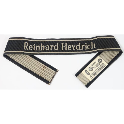 RD877.)W-SS ENLISTED RANKS CUFF-TITLE 'REINHARD HEYDRICH'