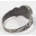 RD878.)W-SS SILVER TOTENKOPF RING
