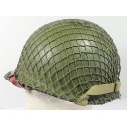 RD886.)WWII US ARMY 29th INFANTRY DIVISION STEEL HELMET