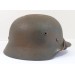 RD881.)GERMAN ARMY M40 SINGLE DECAL STEEL HELMET