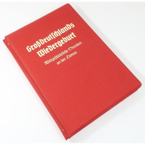 G905.)3rd RCH GERMAN STEREO-OPTICAL PHOTO ALBUM, AUSTRIAN ANSCHLUSS