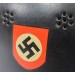 G916.)3rd RCH GERMAN FIRE PROTECTION POLICE STEEL HELMET