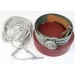 G919.)GERMAN ARMY OFFICER'S DRESS BROCADE BELT AND SHOULDER CORD