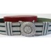 G919.)GERMAN ARMY OFFICER'S DRESS BROCADE BELT AND SHOULDER CORD