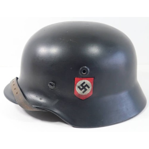 RD853.)ALLGEMEINE-SS M40 DOUBLE DECAL STEEL HELMET