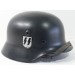 RD853.)ALLGEMEINE-SS M40 DOUBLE DECAL STEEL HELMET