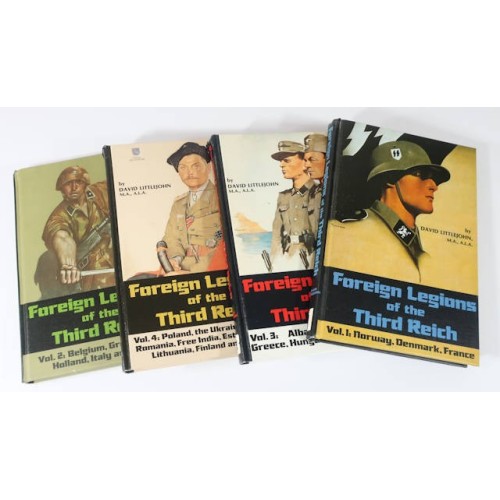 G868.)SET OF FOUR REFERENCE BOOKS; 3rd RCH FOREIGN VOLUNTEERS