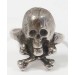 RD986.)TOTENKOPF SILVER RING