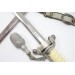 G962.)GERMAN ARMY OFFICER'S DAGGER WITH KNOT AND HANGERS