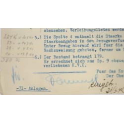 G956.)ROMMEL-SIGNED AFRIKA KORPS DOCUMENT