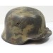G1063.)LUFTWAFFE CAMOUFLAGED M40 SINGLE DECAL STEEL HELMET G1063.)LUFTWAFFE CAMOUFLAGED M40 SINGLE DECAL STEEL HELMET