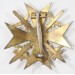 G1074.)SPANISH CROSS IN GOLD WITH SWORDS G1074.)SPANISH CROSS IN GOLD WITH SWORDS