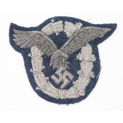 RD1097.)LUFTWAFFE PILOT'S BADGE IN BULLION WIRE EMBROIDERY