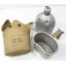 US1112.)WORLD WAR ONE US ARMY M1910 CANTEEN AND COVER US1112.)WORLD WAR ONE US ARMY M1910 CANTEEN AND COVER