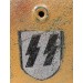 RD1099.)WAFFEN-SS M42 SINGLE DECAL STEEL HELMET, TROPICAL CAMOUFLAGE RD1099.)WAFFEN-SS M42 SINGLE DECAL STEEL HELMET, TROPICAL CAMOUFLAGE