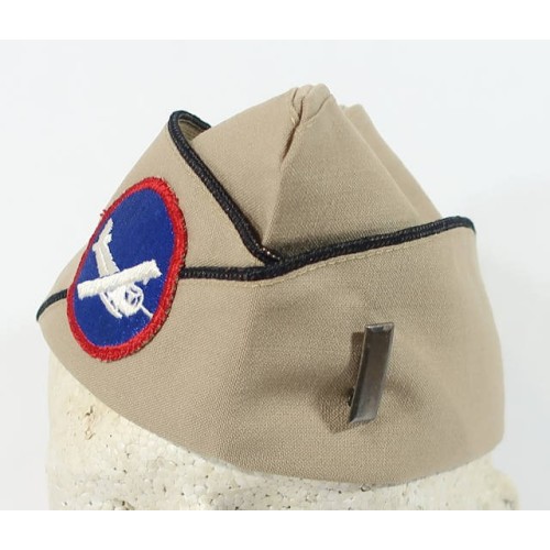 US1119.)WWII US ARMY GLIDER INFANTRY OFFICER'S OVERSEAS CAP
