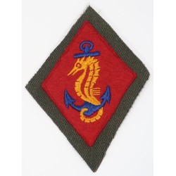 US1121.)WWII USMC SHIPBOARD DETACHMENTS SLEEVE PATCH