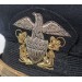 US1130.)WWII US NAVY CAPTAIN'S NAVY BLUE VISOR CAP US1130.)WWII US NAVY CAPTAIN'S NAVY BLUE VISOR CAP